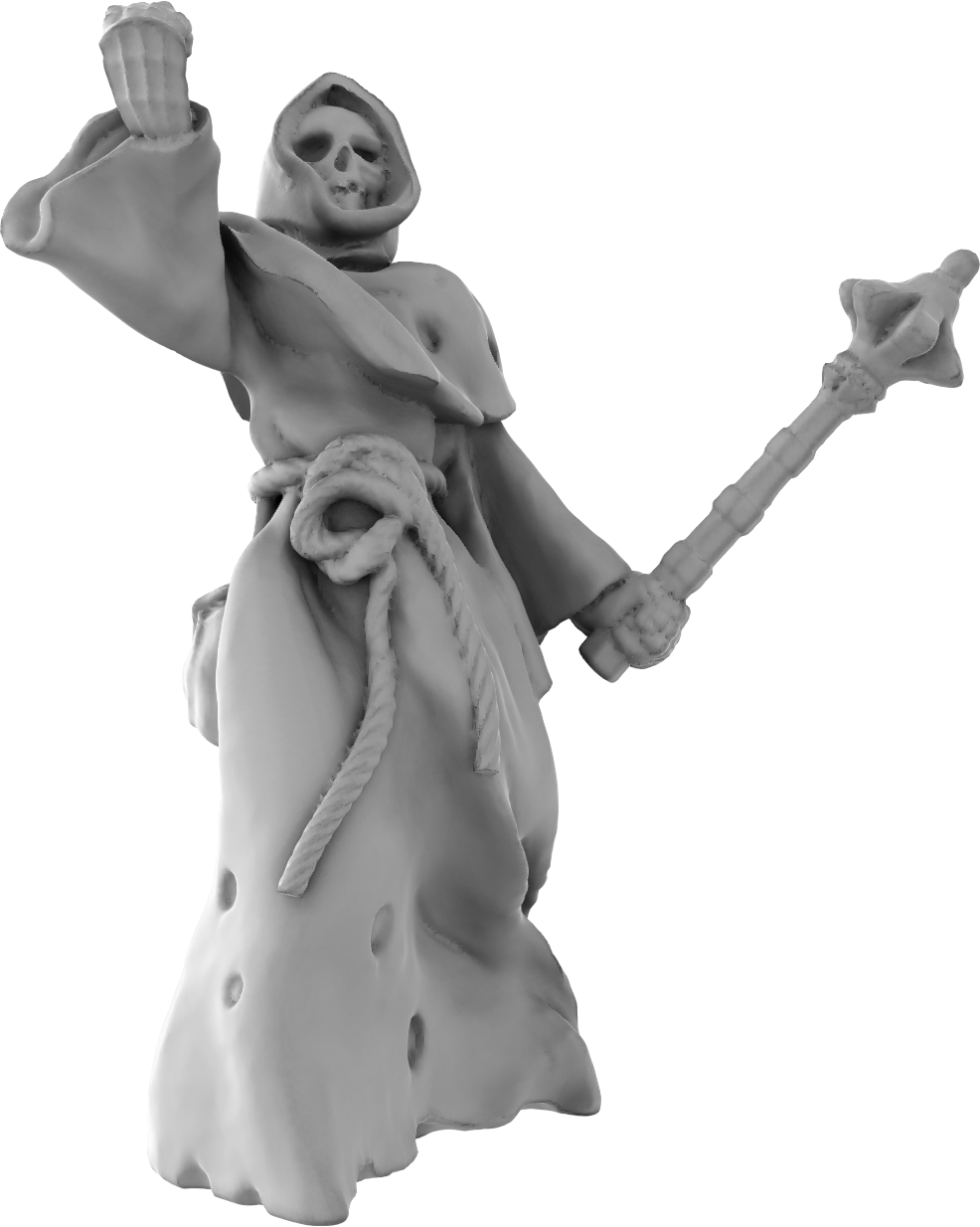 Medusa Miniatures - Villians - Undead Cleric - DnD/TTRPG/Roleplaying/Wargames