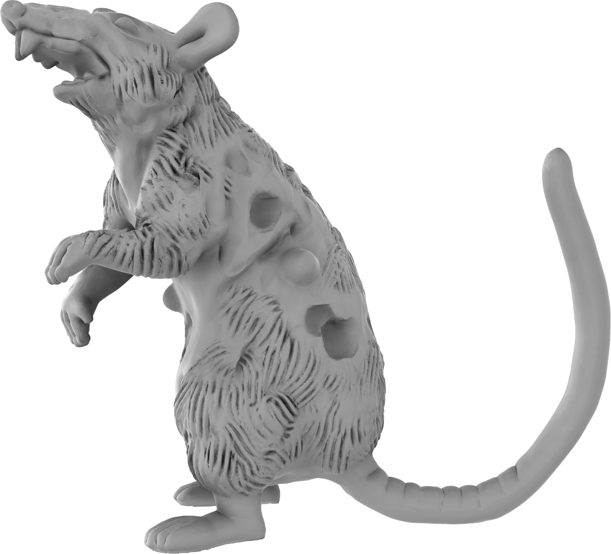 Medusa Miniatures - Villians - Familiar Rat - DnD/TTRPG/Roleplaying/Wargames