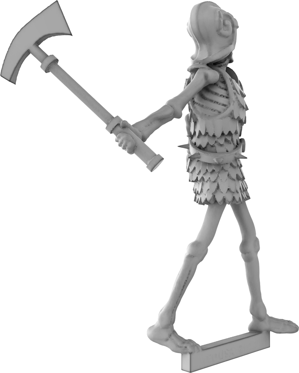 Medusa Miniatures - Villians - Skeleton Armoured - DnD/TTRPG/Roleplaying/Wargames