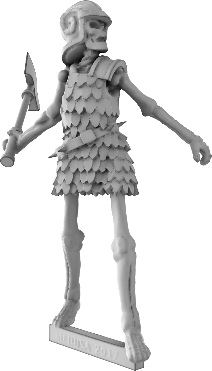 Medusa Miniatures - Villians - Skeleton Armoured - DnD/TTRPG/Roleplaying/Wargames