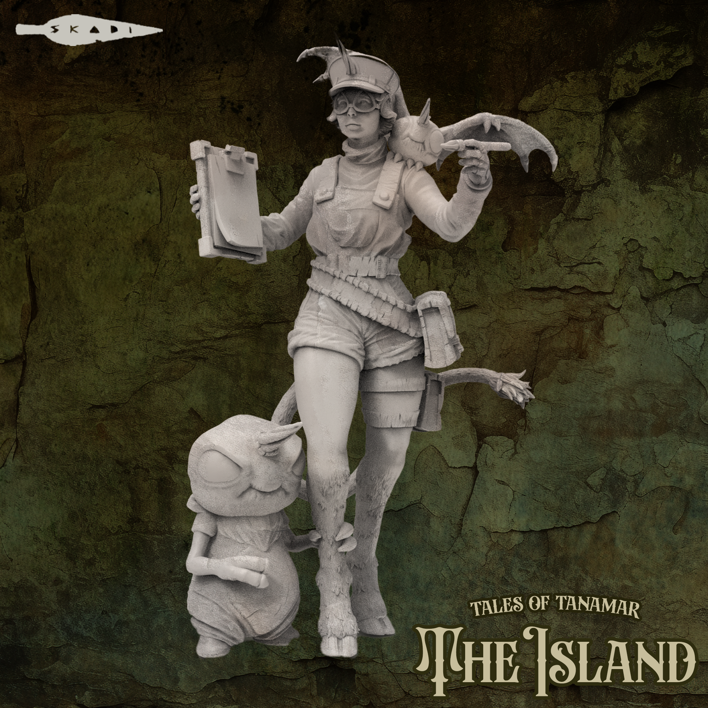 Skadi Studios - The Island - Human Bard - DnD/TTRPG Figure/Miniature