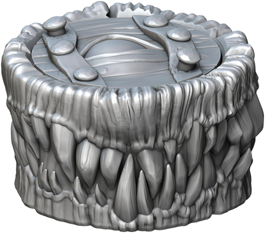 Ars Moriendi - Mythic Dice Box - Mimic - DnD/TTRPG/Roleplaying/Wargames - Helios3DPrinting