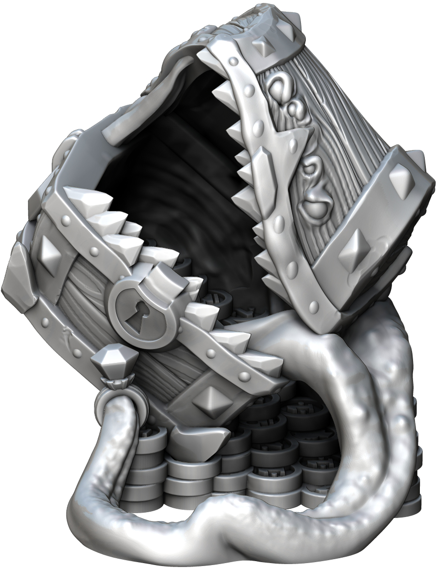 Ars Moriendi - Mythic Dice Tower - Mimic - DnD/TTRPG/Roleplaying/Wargames - Helios3DPrinting