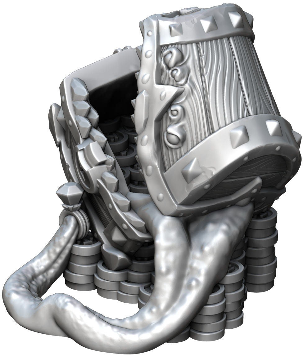 Ars Moriendi - Mythic Dice Tower - Mimic - DnD/TTRPG/Roleplaying/Wargames - Helios3DPrinting