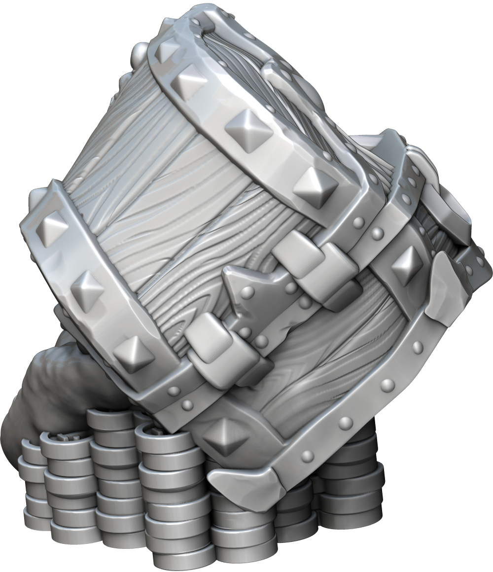 Ars Moriendi - Mythic Dice Tower - Mimic - DnD/TTRPG/Roleplaying/Wargames - Helios3DPrinting