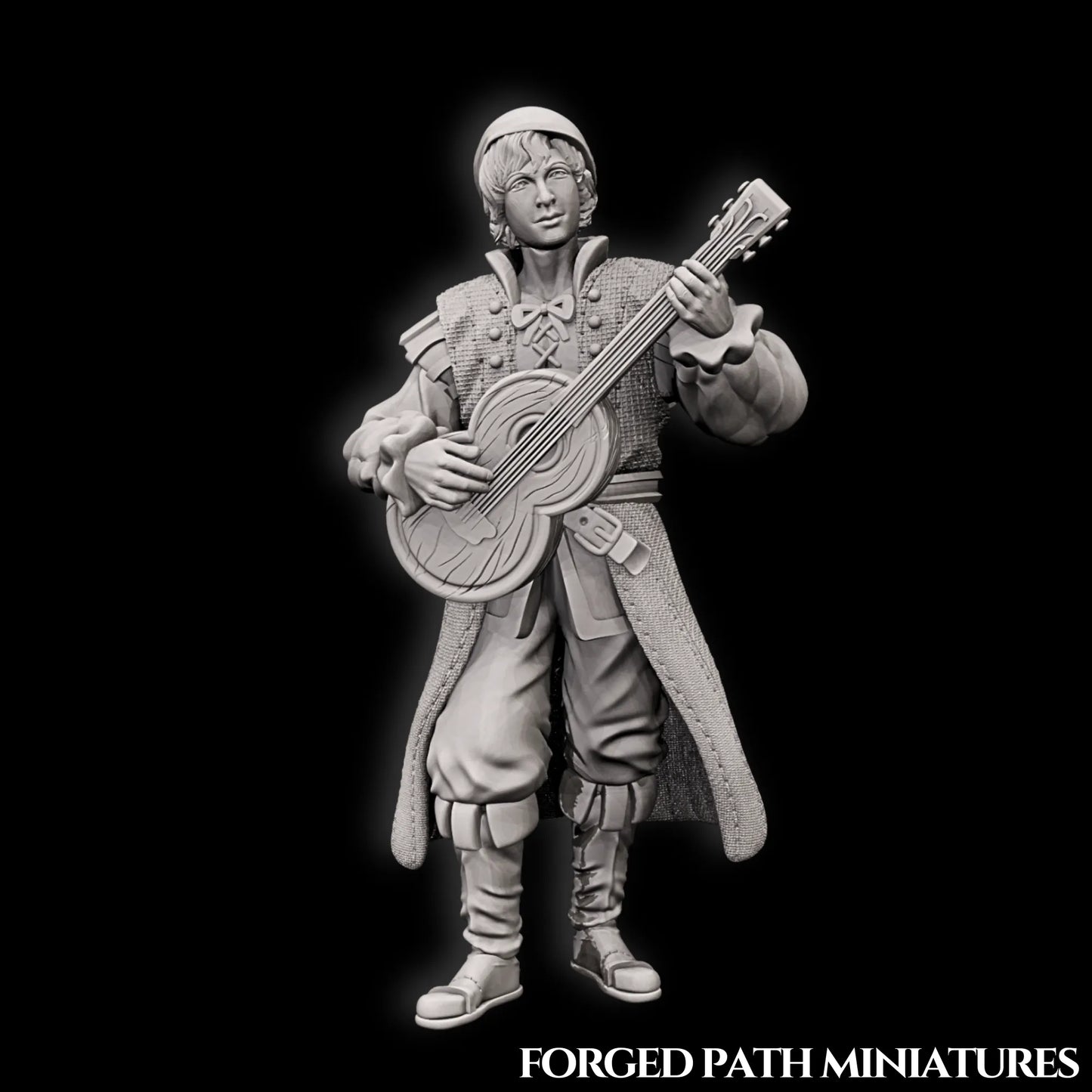 Forged Path - Willowbrook Circus - Minstrel - DnD/Pathfinder/TTRPG Figure