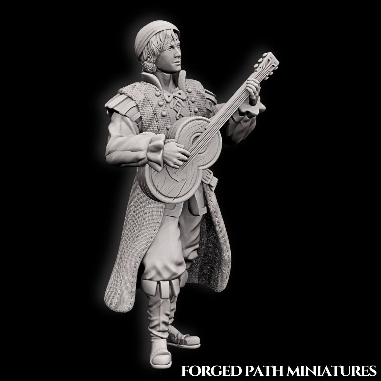 Forged Path - Willowbrook Circus - Minstrel - DnD/Pathfinder/TTRPG Figure