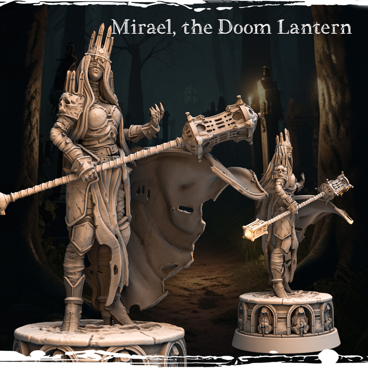 Monolith Arts - Marked by Darkness - Mirael - 75mm Pin Up/Figure/Model/Diorama