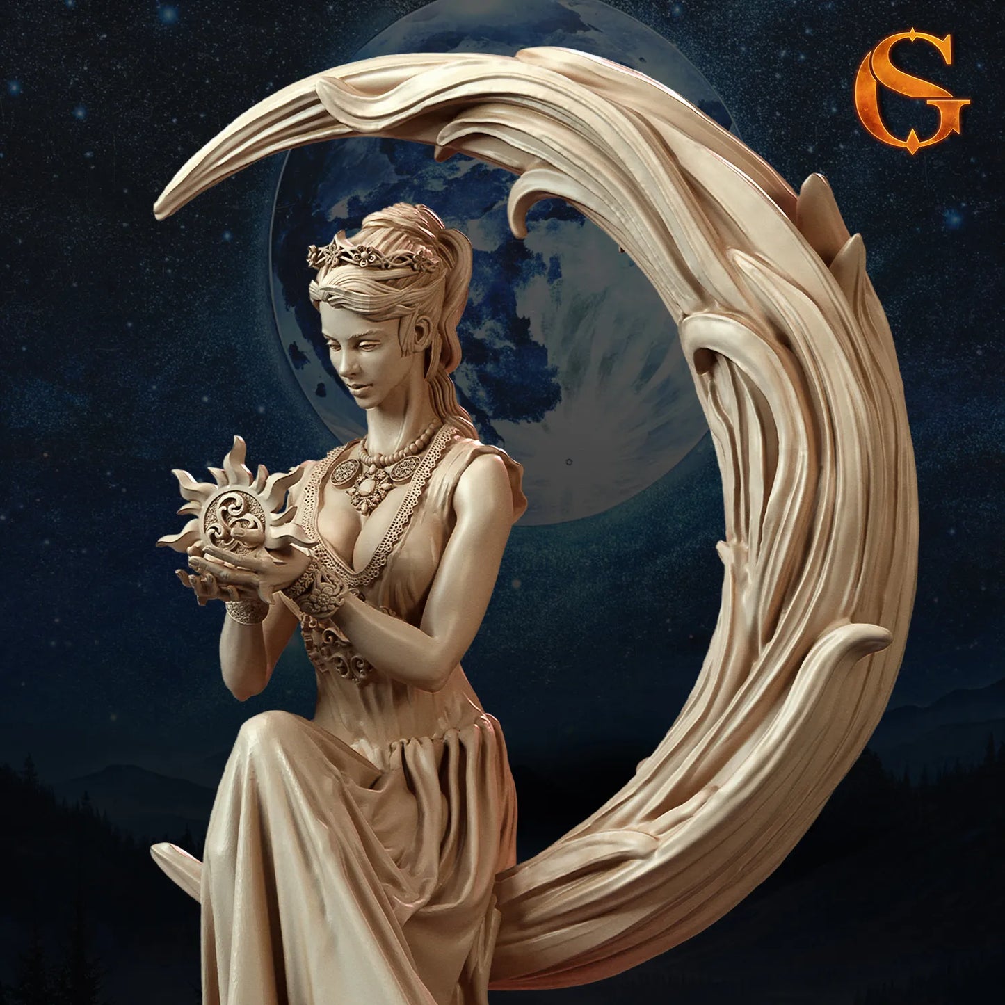 Solgoodcreations - Djinn Miriam - 75/140mm Pin Up/Figure/Model/Diorama