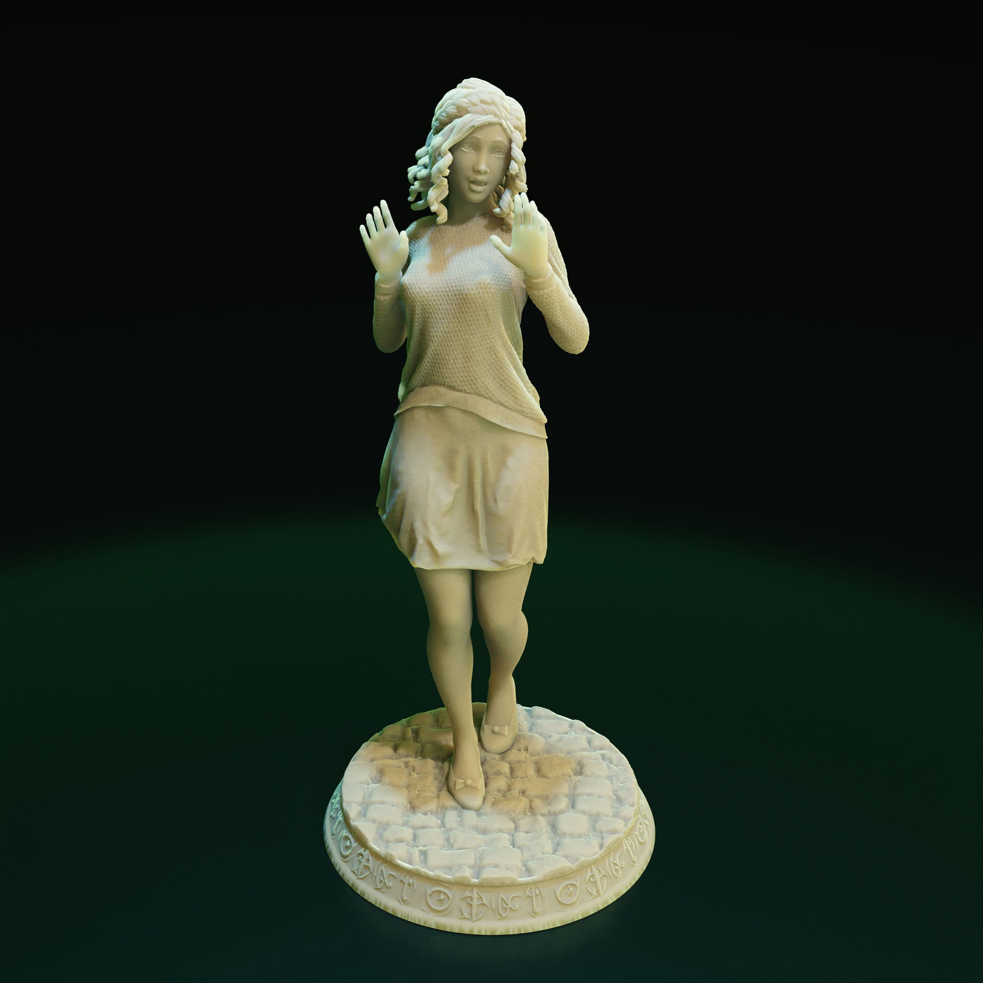 Cthulhu Girls - Shadow over Haven's Harbor - Misty Ruthkovsky - 32/75mm DnD/TTRPG Figure/Miniature - Helios3DPrinting