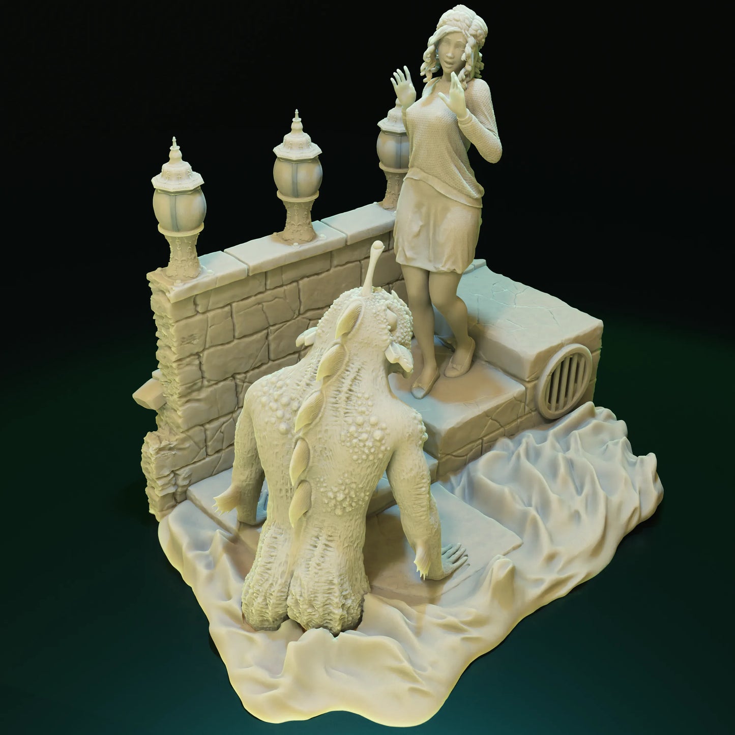 Cthulhu Girls - Shadow over Haven's Harbor - Misty Ruthkovsky - 32/75mm DnD/TTRPG Figure/Miniature