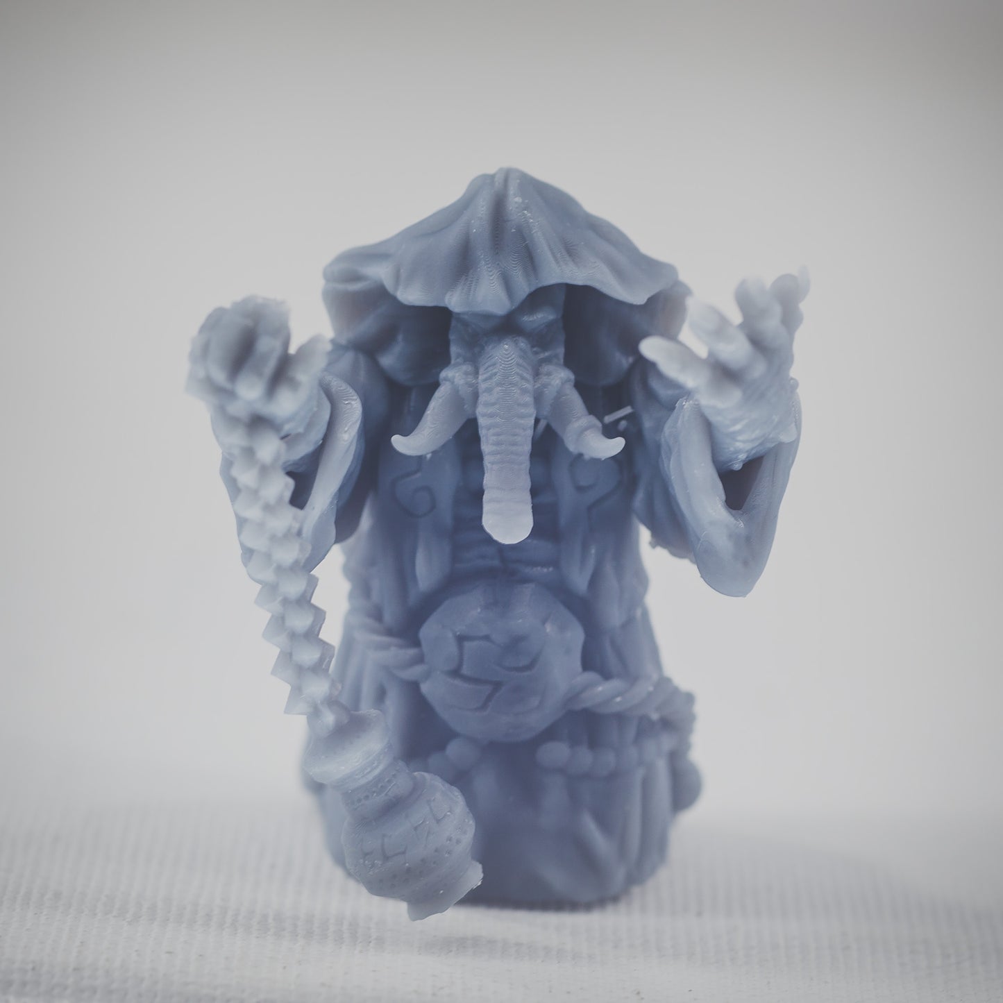 Mojibake - Cult of Chterr-Fagn - Loxodon Acolyte - DnD/TTRPG Figure/Miniature