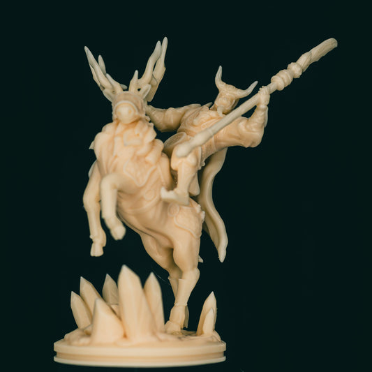 Mojibake - Battle for Genbushan - Ayrat and Biyu, The Emperor - DnD/TTRPG Figure/Miniature