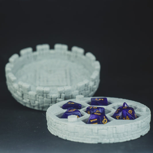 Crosslances - Dice Holder - Fortress - DnD/TTRPG/Roleplaying/Wargames