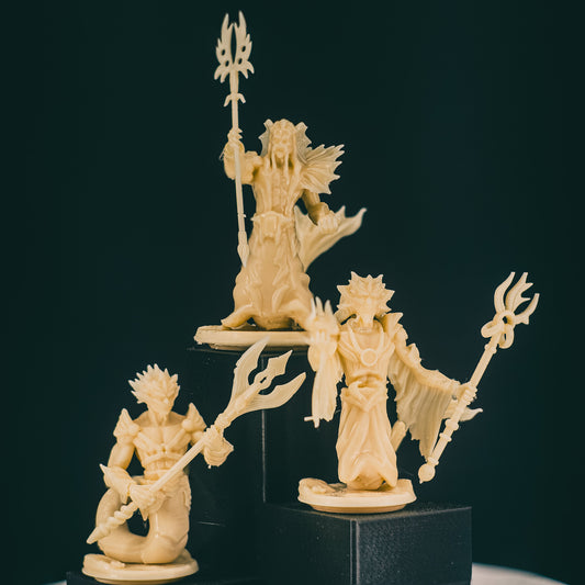 Mojibake - Above Kelps - Merfolk - DnD/TTRPG Figure/Miniature