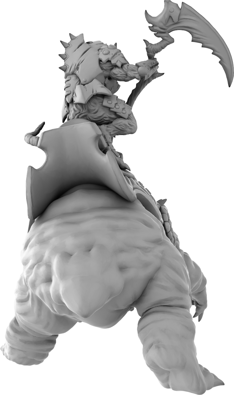 Brayan Nafarrate - Rat w/Mole #1 - DnD/TTRPG Figure/Miniature