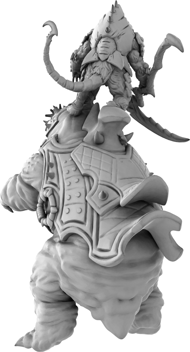 Brayan Nafarrate - Rat w/Mole #2 - DnD/TTRPG Figure/Miniature
