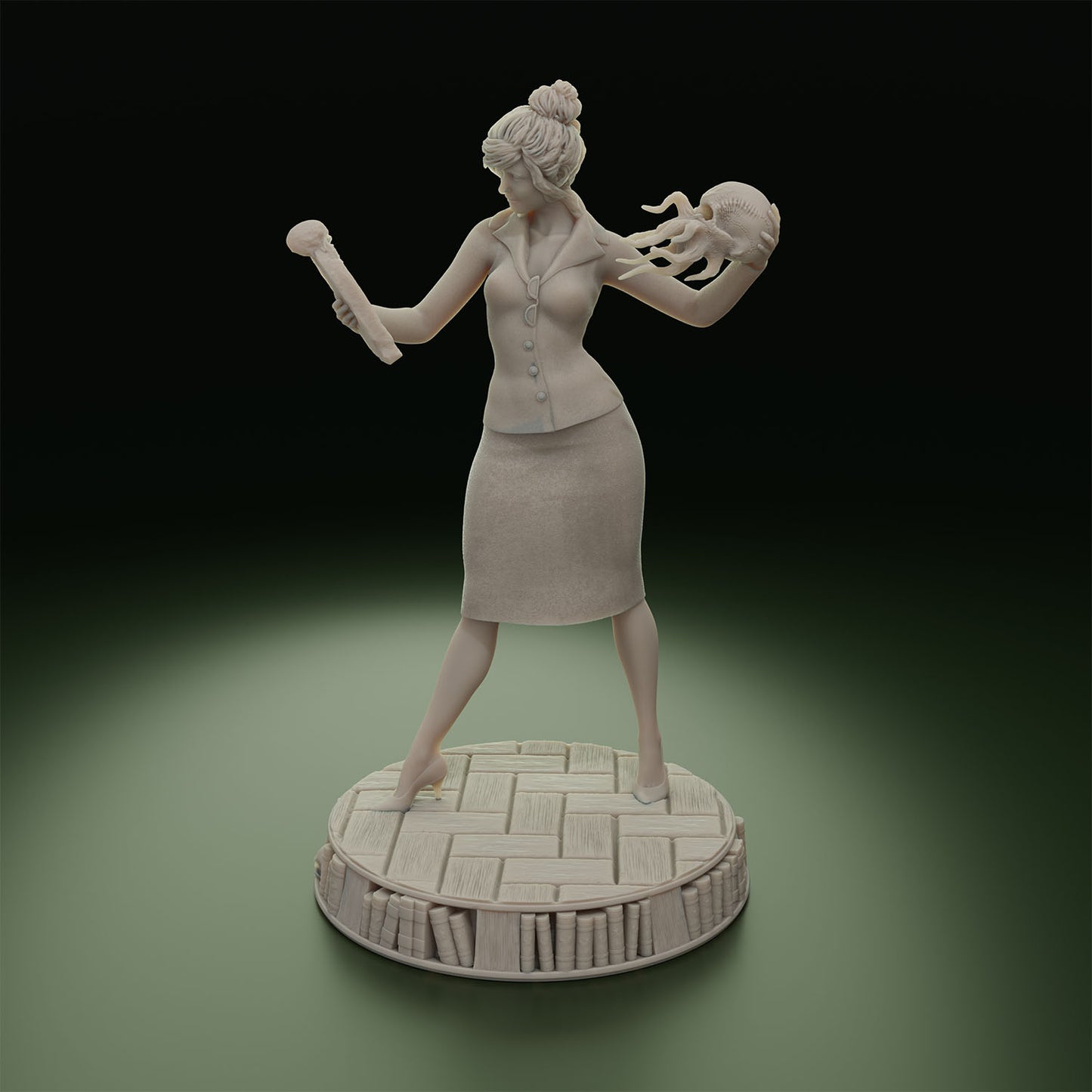 Cthulhu Girls - Topsfield Horror - Mona Lozetti - 32/75mm DnD/TTRPG Figure/Miniature - Helios3DPrinting