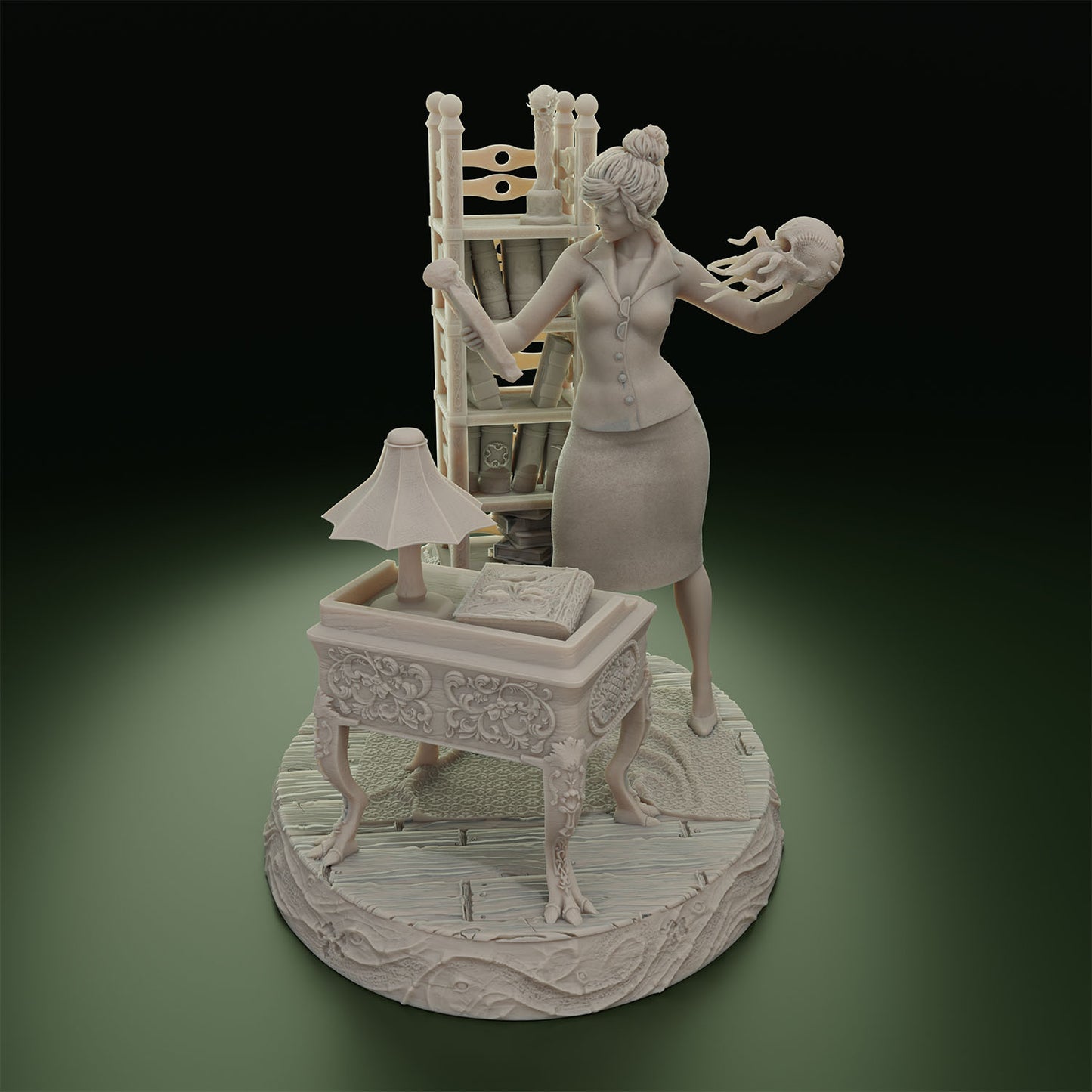 Cthulhu Girls - Topsfield Horror - Mona Lozetti - 32/75mm DnD/TTRPG Figure/Miniature - Helios3DPrinting