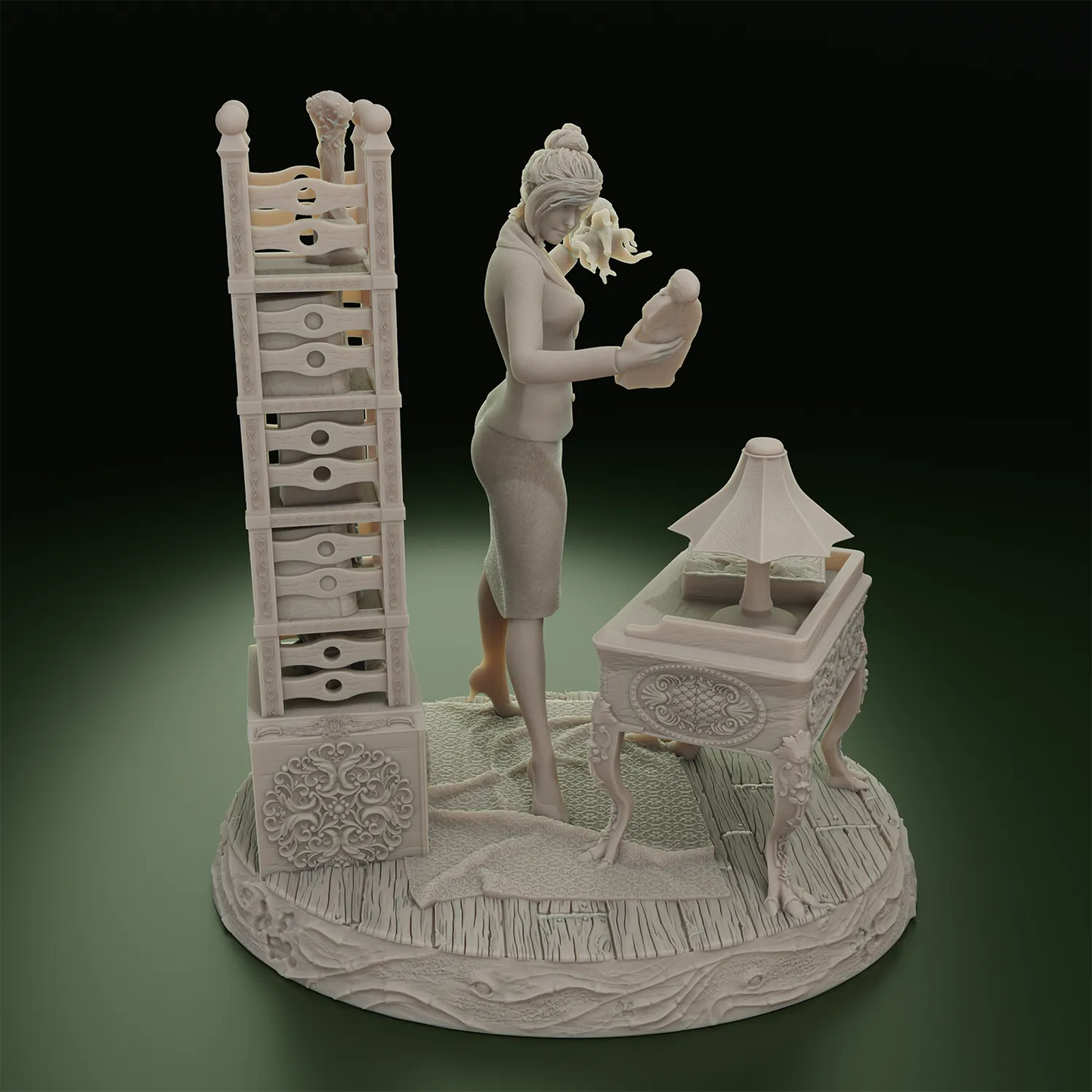 Cthulhu Girls - Topsfield Horror - Mona Lozetti - 32/75mm DnD/TTRPG Figure/Miniature