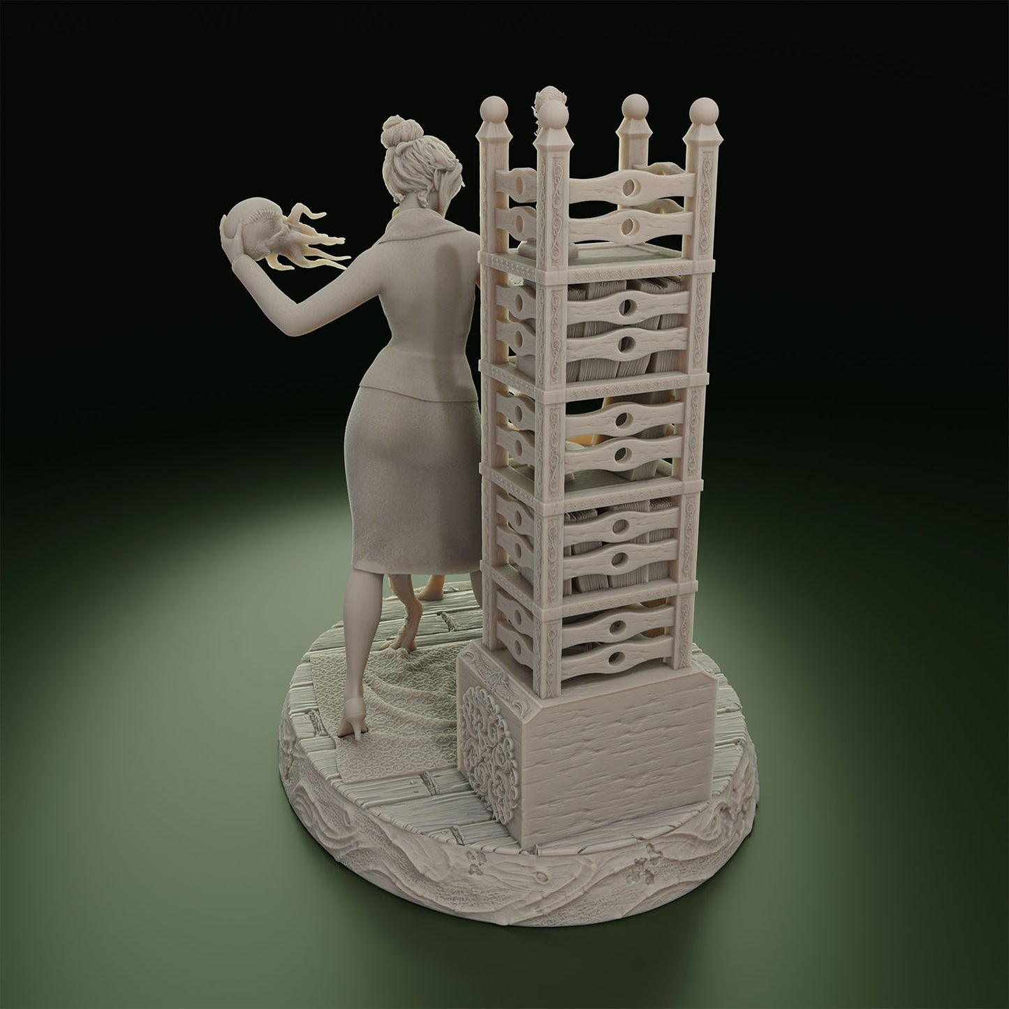 Cthulhu Girls - Topsfield Horror - Mona Lozetti - 32/75mm DnD/TTRPG Figure/Miniature - Helios3DPrinting