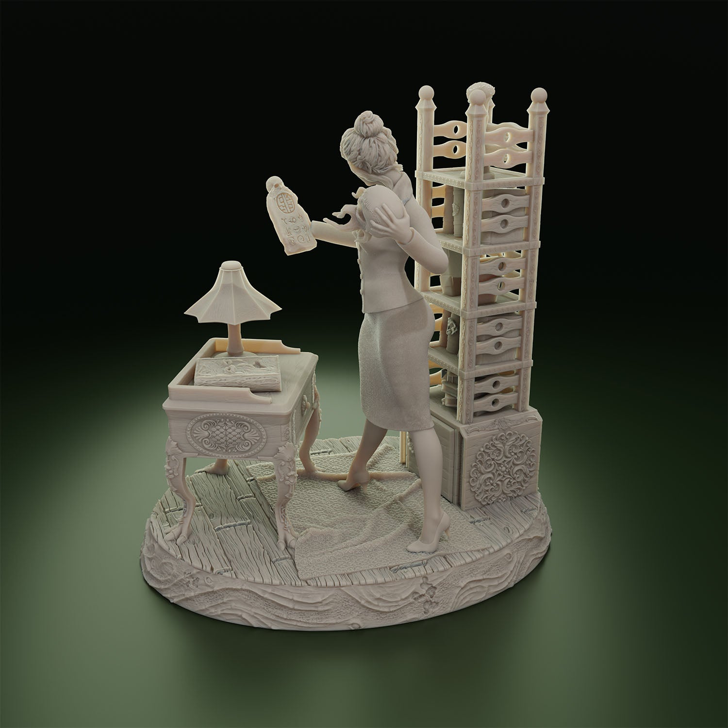 Cthulhu Girls - Topsfield Horror - Mona Lozetti - 32/75mm DnD/TTRPG Figure/Miniature - Helios3DPrinting