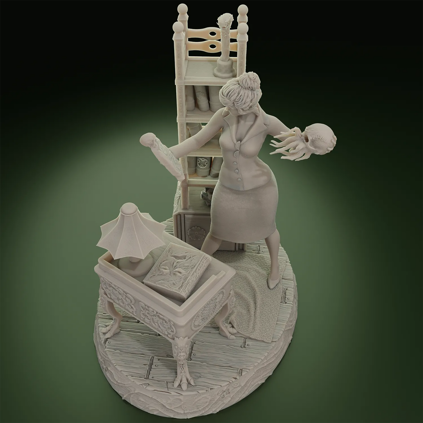 Cthulhu Girls - Topsfield Horror - Mona Lozetti - 32/75mm DnD/TTRPG Figure/Miniature