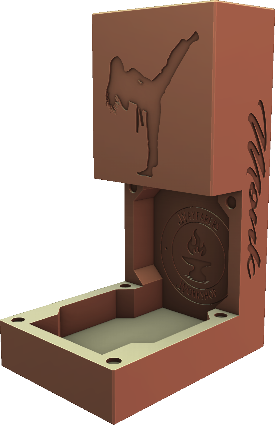 Wayfarers Workshop - Monk Dice Tower #3 - DnD/TTRPG/Roleplaying/Wargames