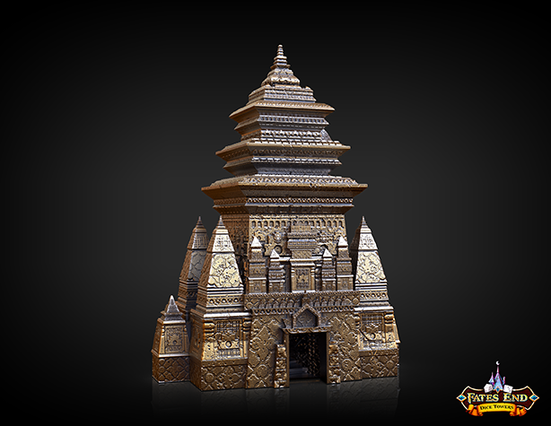 FatesEnd - Monk Dice Tower - DnD/TTRPG/Roleplaying/Wargames