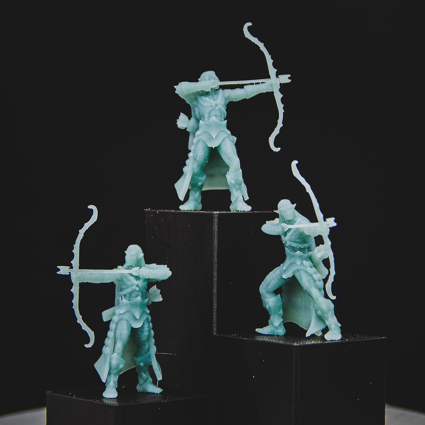 Monolith Arts - Dark Elves - Archer - DnD/TTRPG Figure/Miniature