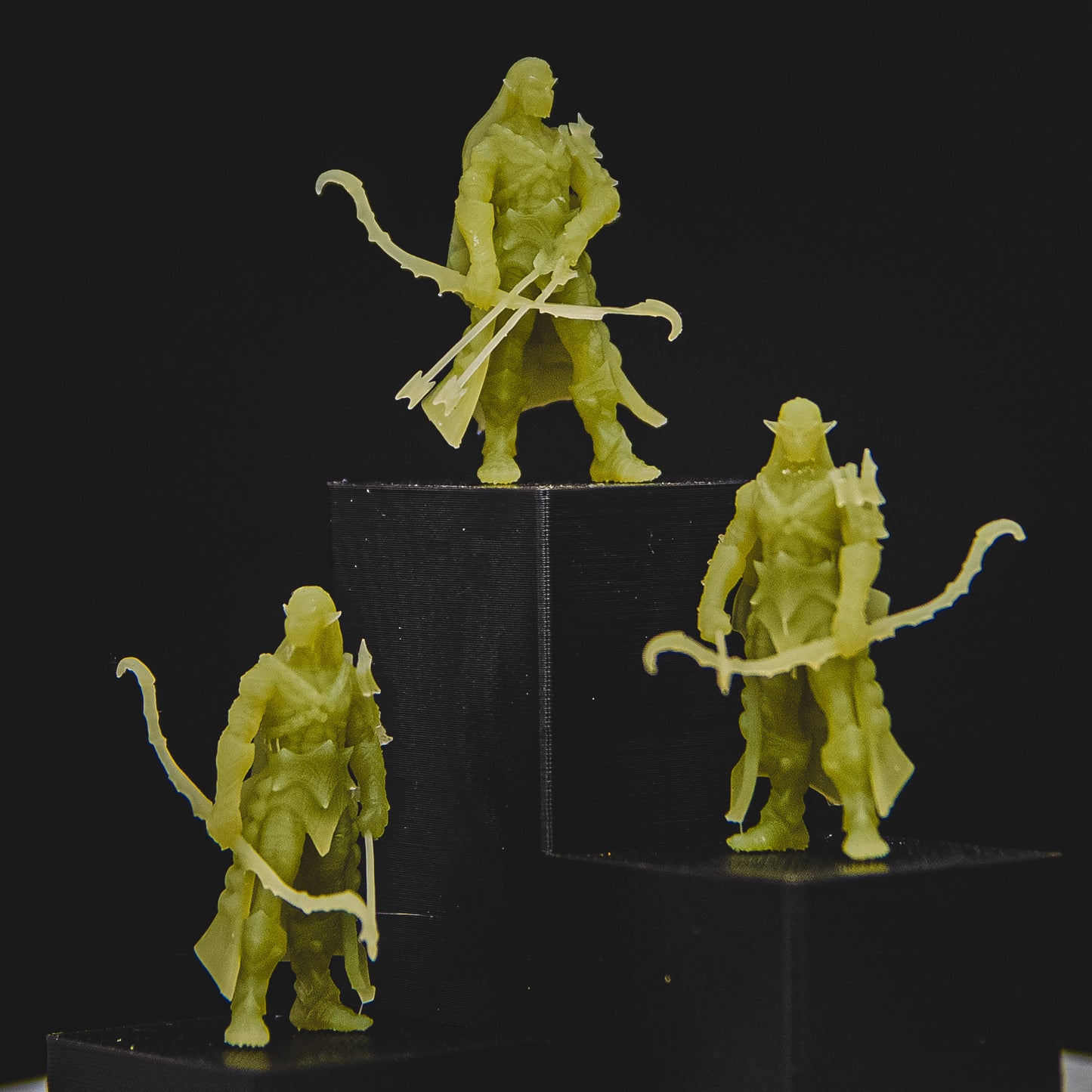 Monolith Arts - Dark Elves - Archer - DnD/TTRPG Figure/Miniature