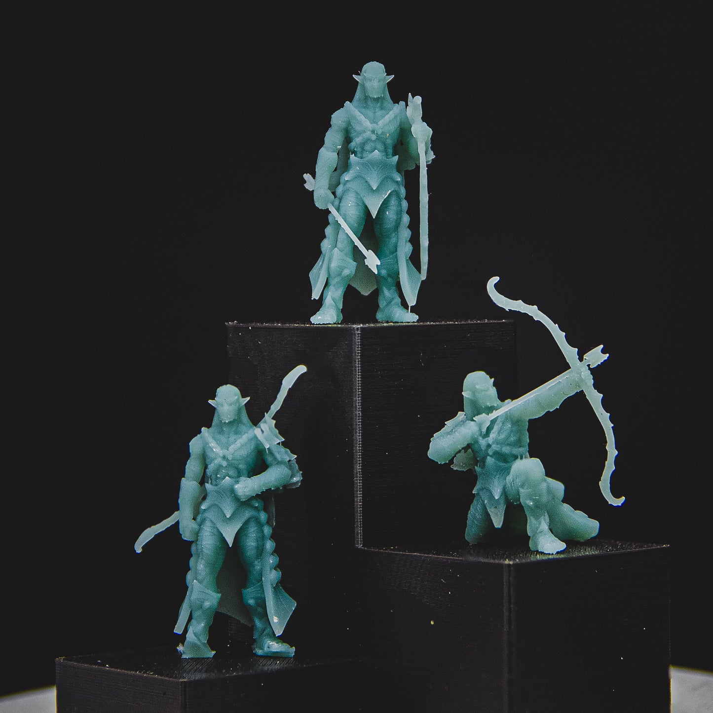 Monolith Arts - Dark Elves - Archer - DnD/TTRPG Figure/Miniature