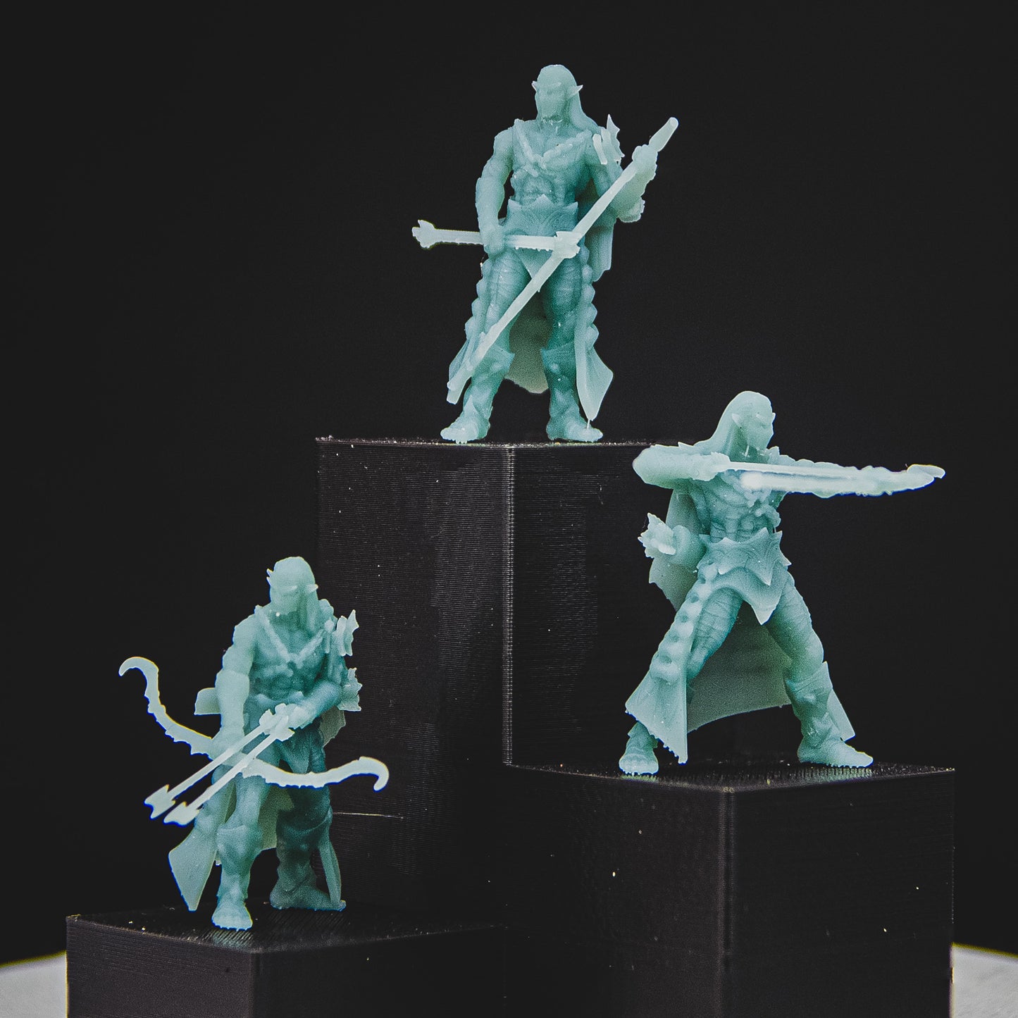 Monolith Arts - Dark Elves - Archer - DnD/TTRPG Figure/Miniature