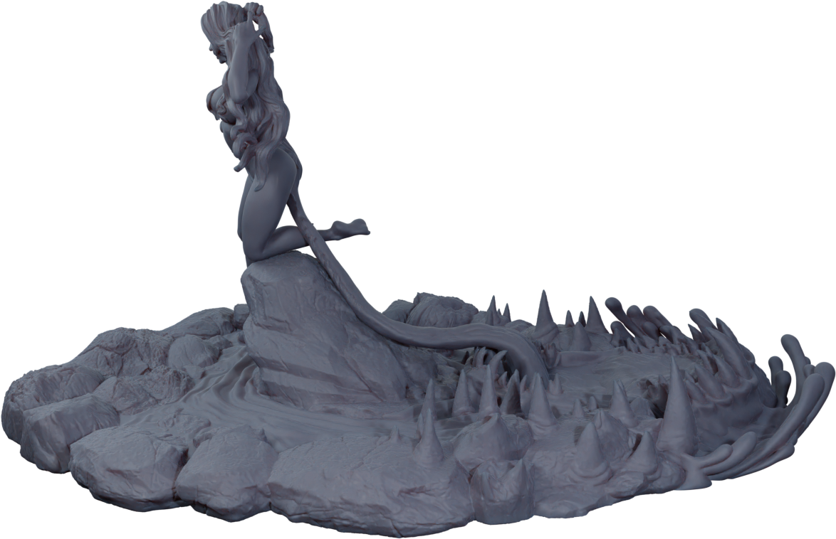 Alain Viesca - Angler Ophidian (Lure) - 32/75/120mm Pin Up/Figure/Model/Diorama - Helios3DPrinting