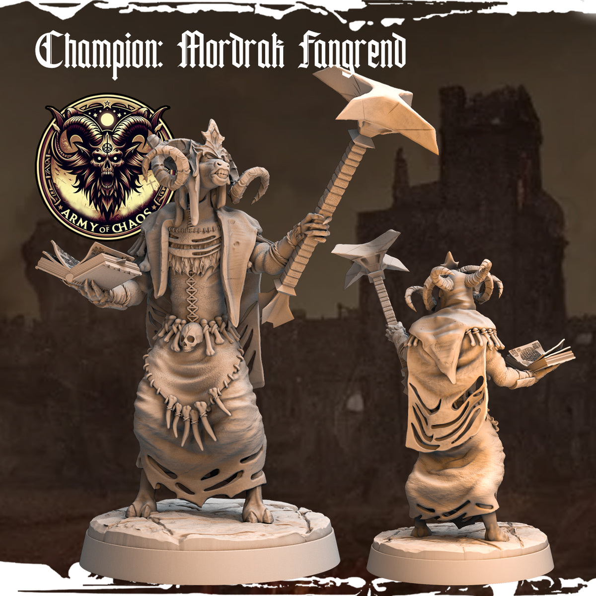 Monolith Arts - Beasts - Mordrak Fangrend - DnD/TTRPG Figure/Miniature