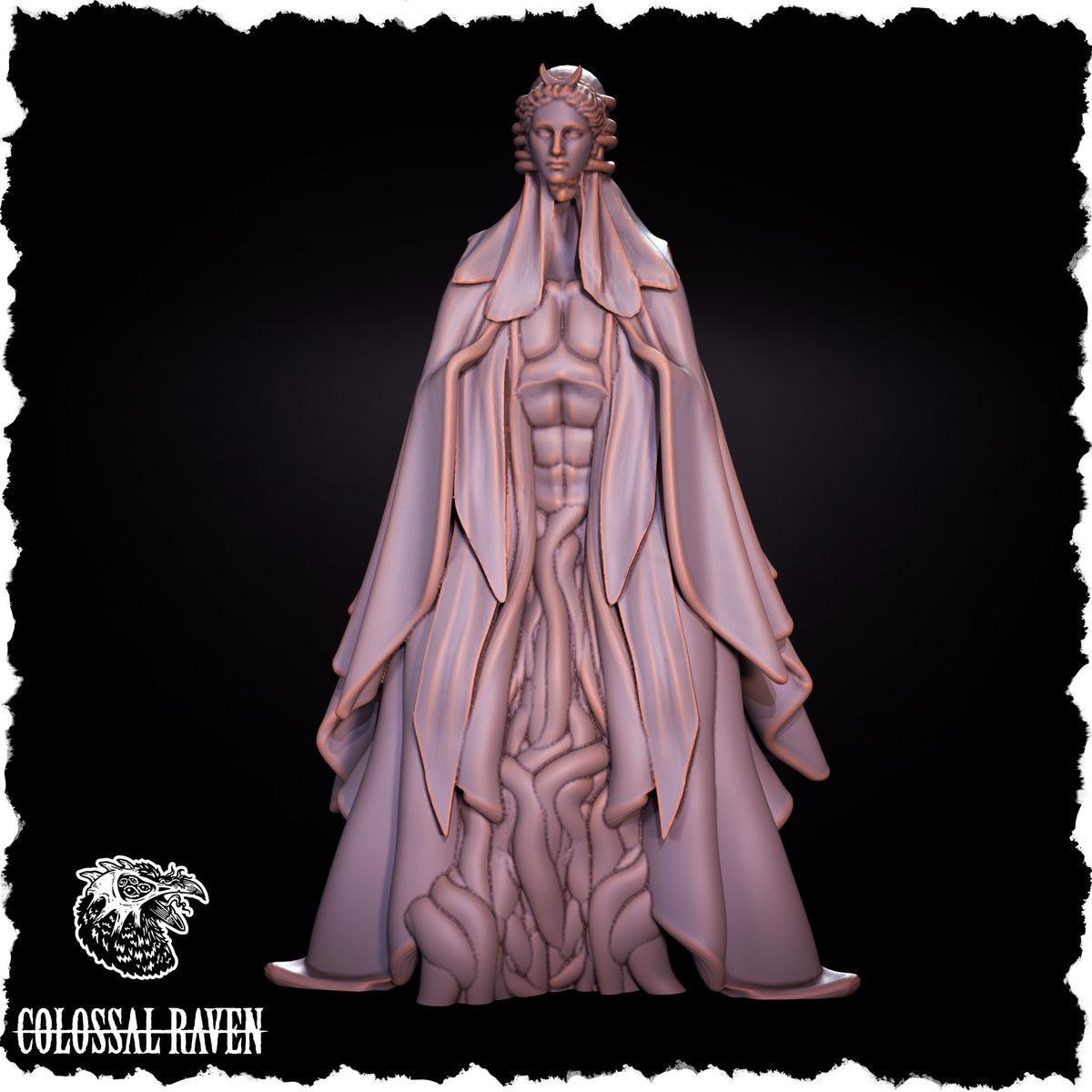 Colossal Raven - Demon Witch #7 - DnD/Pathfinder/TTRPG Figure
