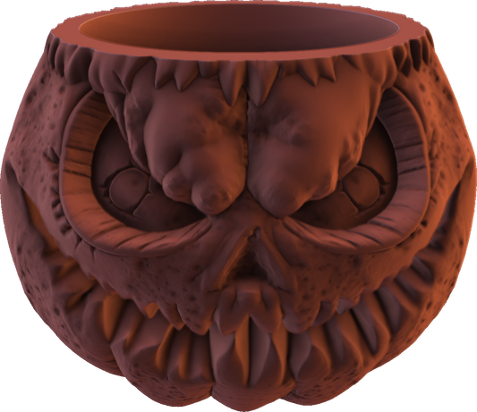 Digital Creative Works - Halloween Pumpkin Jar #5 - Prop/Decoration
