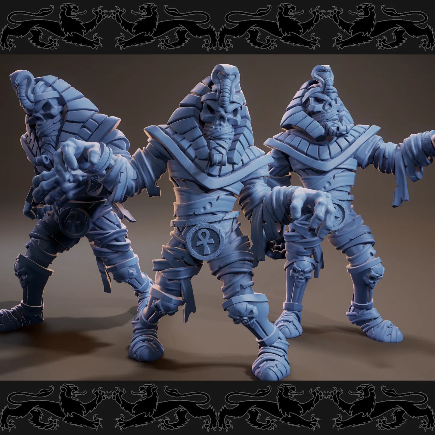 Brayan Nafarrate - Bestiary #3 - Mummy Pharaoh - DnD/TTRPG Figure/Miniature
