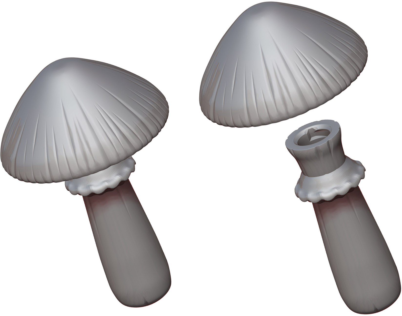 Ars Moriendi - Tiny Potions Dice Holder - Mushroom - DnD/TTRPG/Roleplaying/Wargames - Helios3DPrinting