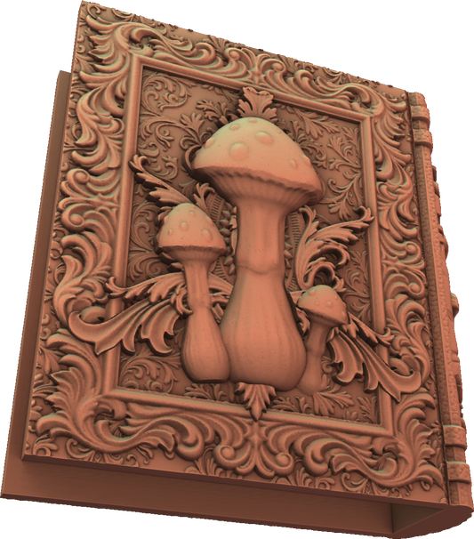 FatesEnd - Dice/Card Tome - Mushroom - DnD/TTRPG/Roleplaying/Wargames