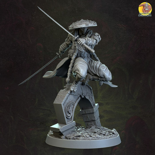 Solgoodcreations - Rise of the Dracothilid - Myconid Ronin #4 - DnD/TTRPG Figure/Miniature