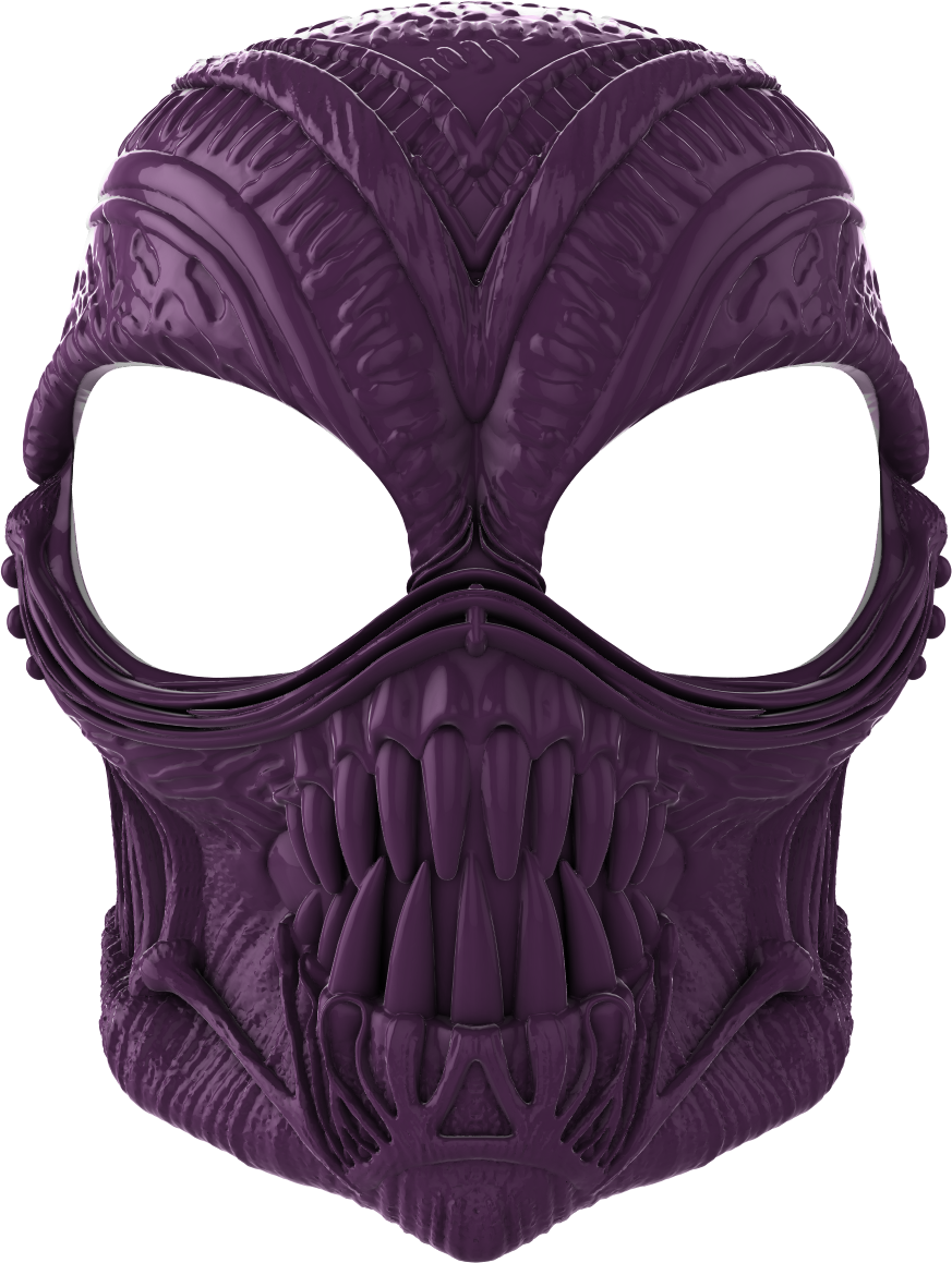 Digital Creative Works - Halloween Mask - Alien Male - Prop/Decoration/Seasonal