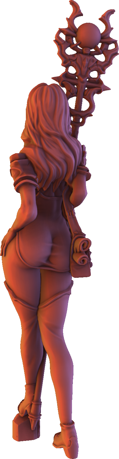 Nomad Sculpts - Mystic Pin-Ups #4 - 75mm Pin Up/Figure/Model/Diorama