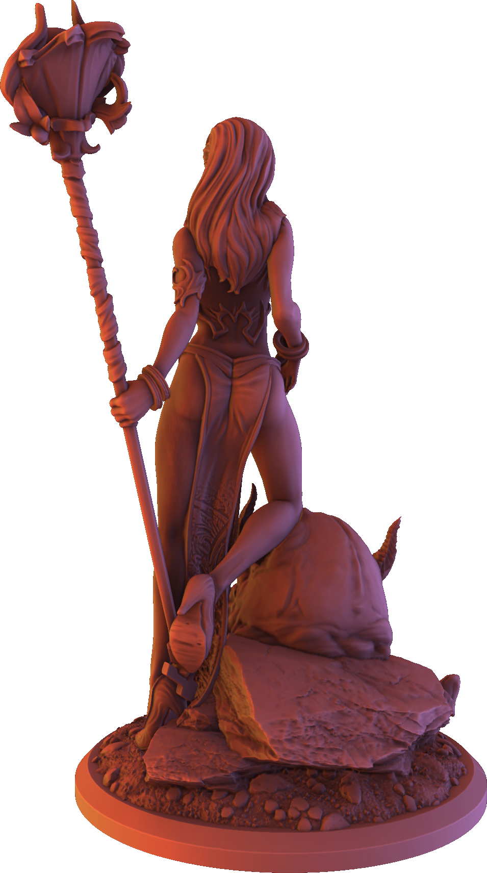 Nomad Sculpts - Mystic Pin-Ups #8 - 75mm Pin Up/Figure/Model/Diorama