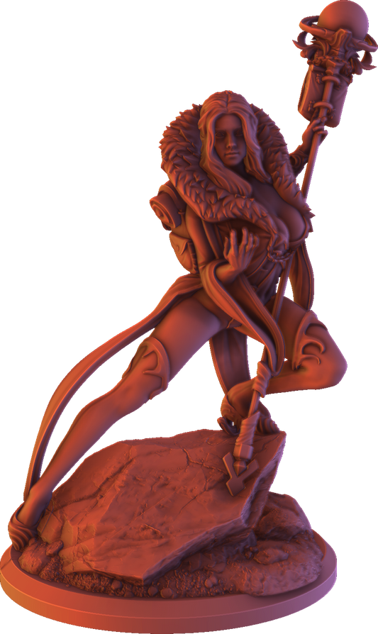 Nomad Sculpts - Mystic Action Pin-Ups #9 - 75mm Pin Up/Figure/Model/Diorama