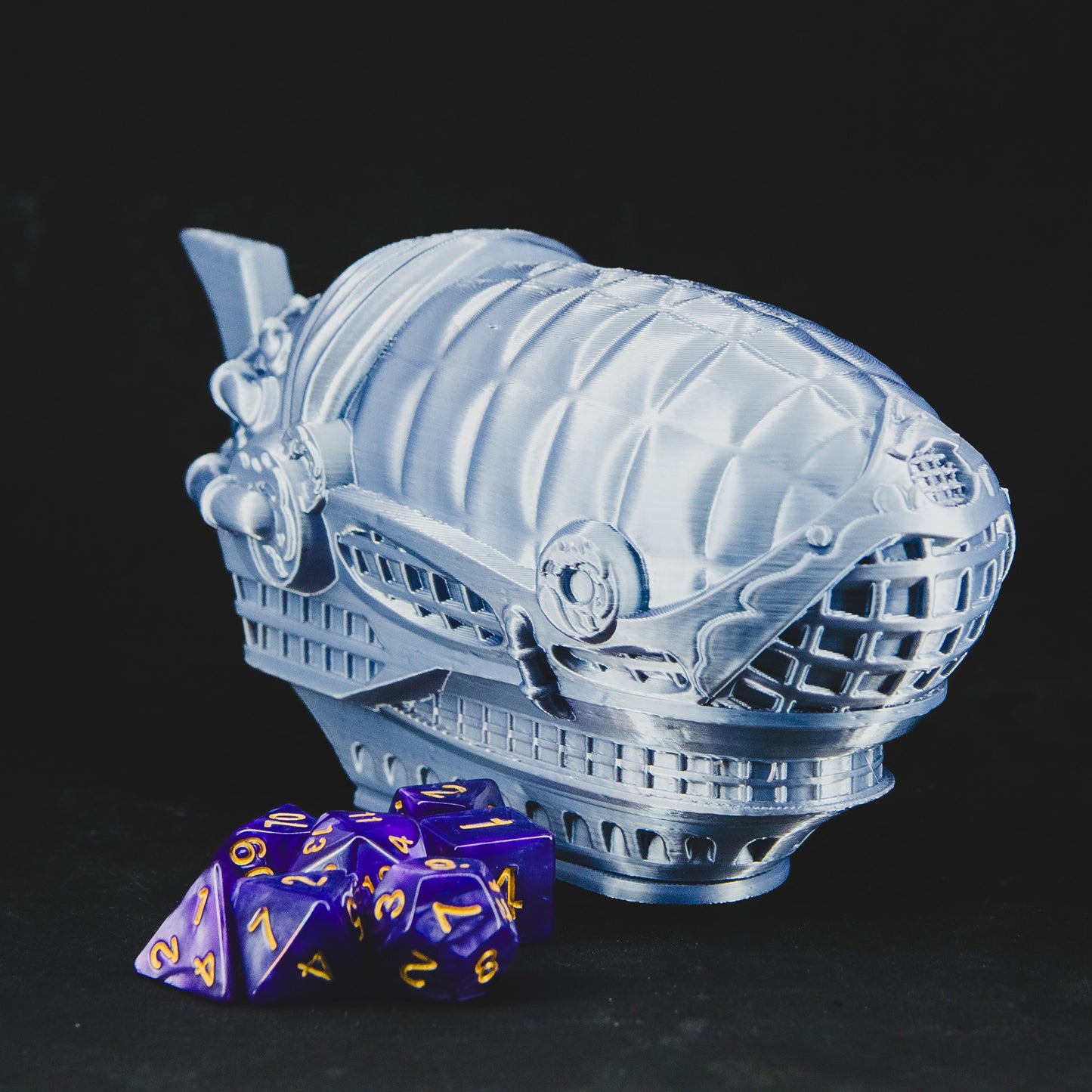 Unchained Games - Dice Box/Case - Air Ship - DnD/TTRPG/Roleplaying/Wargames