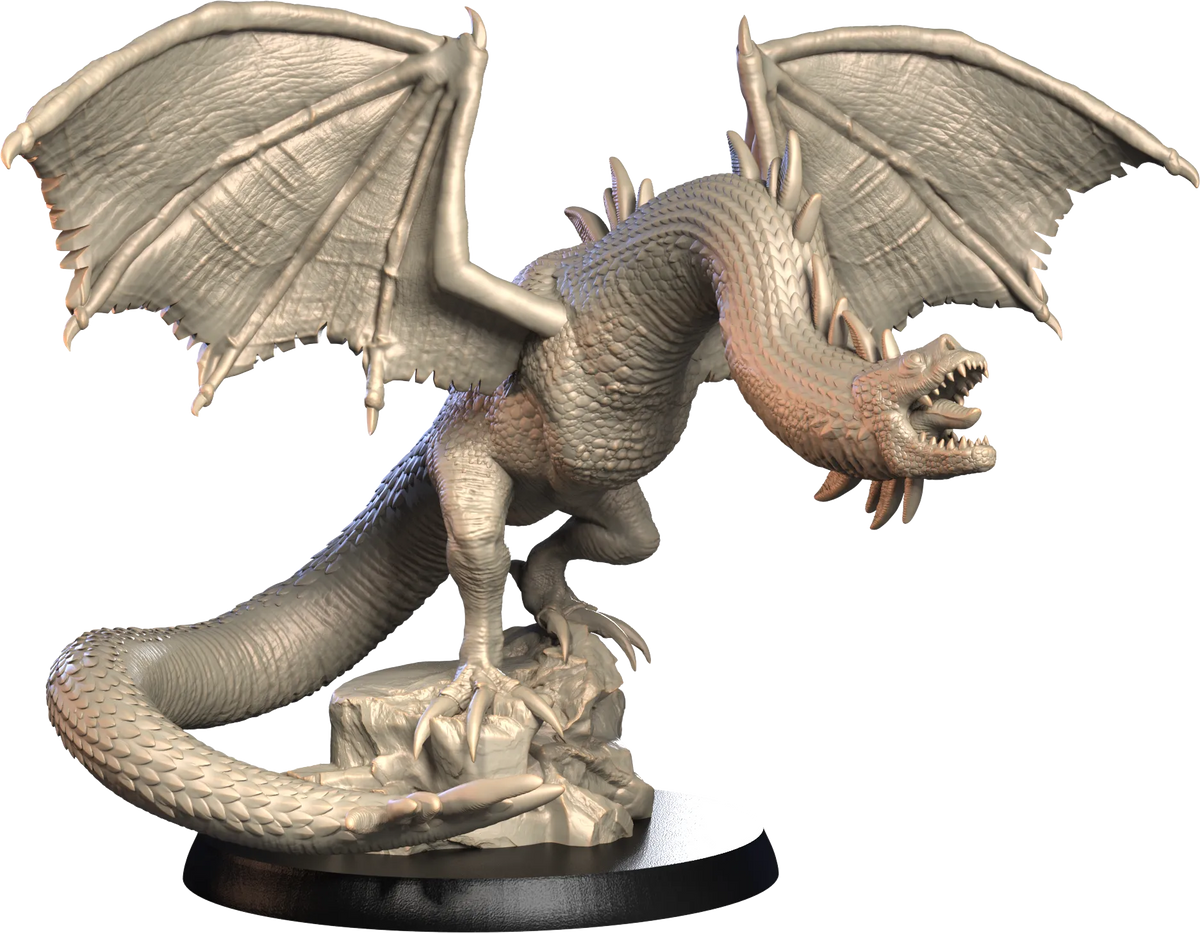 3D IPStudios - Dragons Worlds #2 - Nazghull - DnD/TTRPG Figure/Miniature