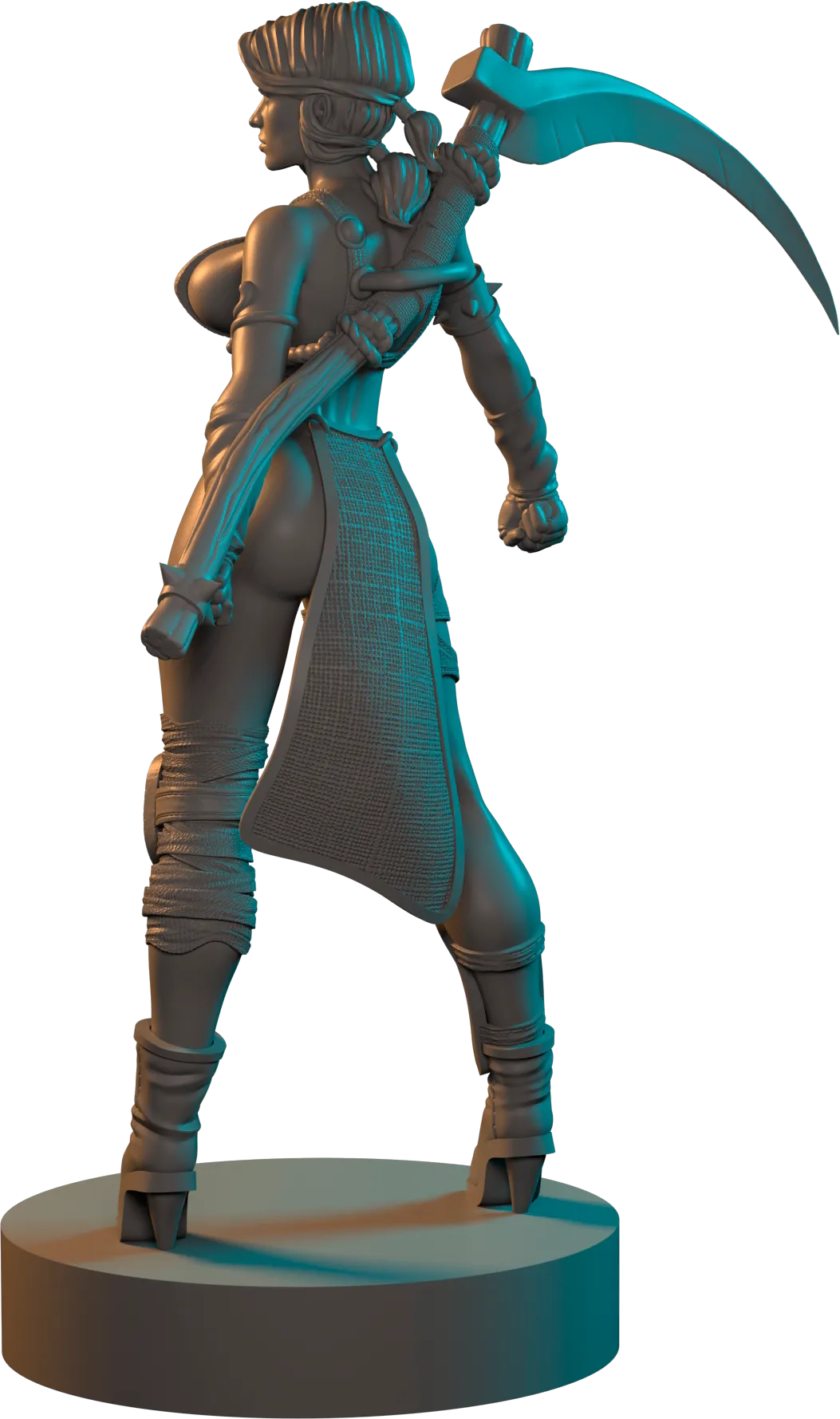 Clover Leaves - Fighter Girl #3 - Nika - 75mm Pin Up/Figure/Model/Diorama