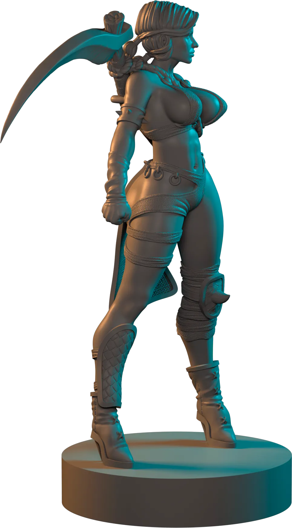Clover Leaves - Fighter Girl #3 - Nika - 75mm Pin Up/Figure/Model/Diorama
