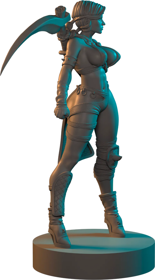 Clover Leaves - Fighter Girl #3 - Nika - 75mm Pin Up/Figure/Model/Diorama